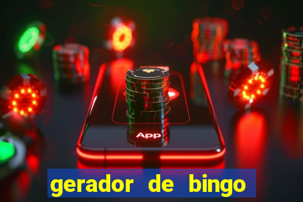 gerador de bingo de palavras